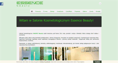 Desktop Screenshot of essencebeauty.pl